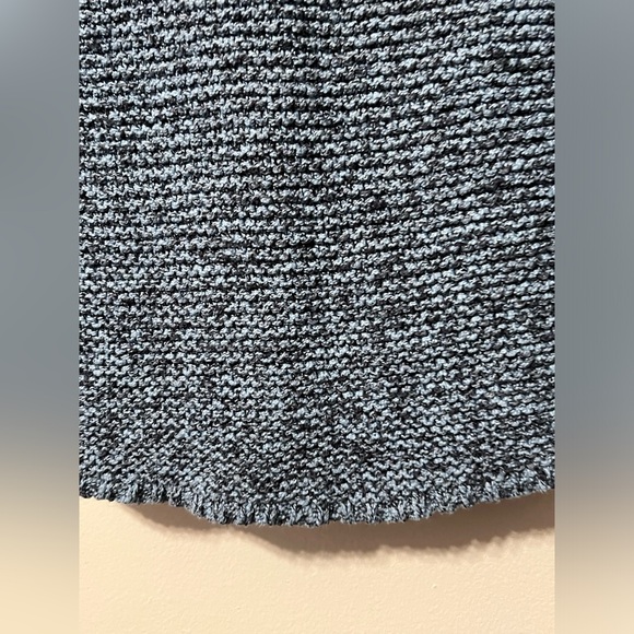 J.Jill Blue Sweater Tunic Soft Cable Knit Warm Cozy large Preppy Casual - Picture 8 of 10